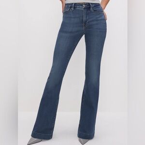 Good American Good Legs Flare Jeans Women’s Size 0 / 25 Blue004 - NWT